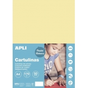 Cartons Vanille A4 170G 50 Feuilles