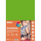 Carton A4 Couleurs Fluos Assorties 50 feuilles