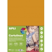 Carton A4 Couleurs Intenses Assorties 50 feuilles