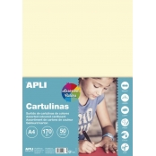 Carton A4 Couleurs Pastels Assorties 50 feuilles