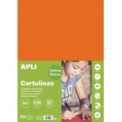 Cartons Orange A4 170G 50 Feuilles