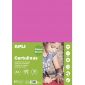 Cartons Fuchsia A4 170G 50 Feuilles