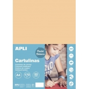 Cartons Saumon A4 170G 50 Feuilles