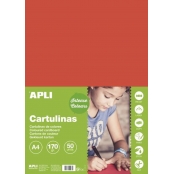 Cartons Rouge A4 170G 50 Feuilles