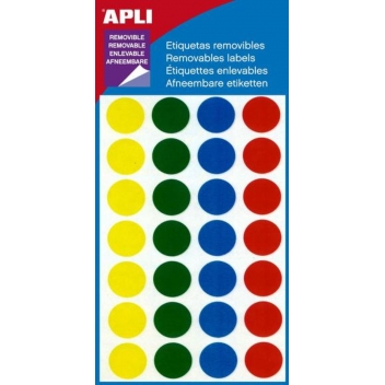 101861 - 3270241018615 - Apli Agipa - Gommettes Rond Ø15 mm x 112