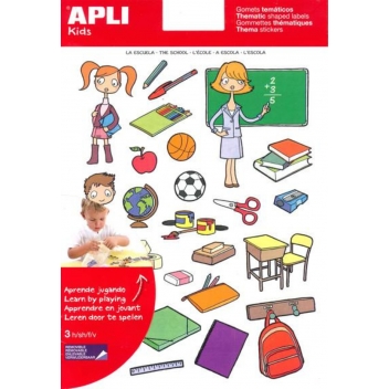 11436 - 8410782114369 - Apli Agipa - Gommettes L'école x 75