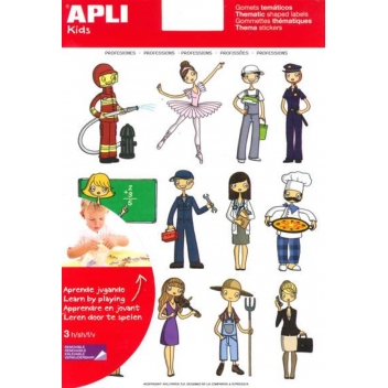 11440 - 8410782114406 - Apli Agipa - Gommettes les métiers x 36