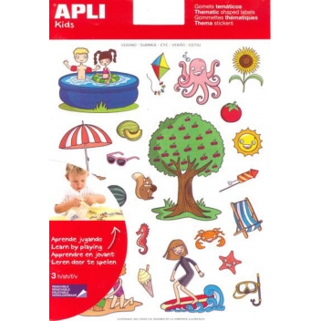11615 - 8410782116158 - Apli Agipa - Gommettes L'été x 66