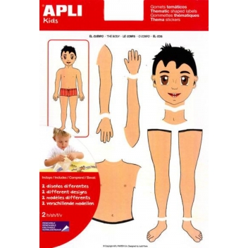 11868 - 8410782118688 - Apli Agipa - Gommettes Le corps x 26
