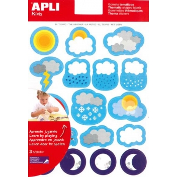 12946 - 8410782129462 - Apli Agipa - Gommettes La météo x 51