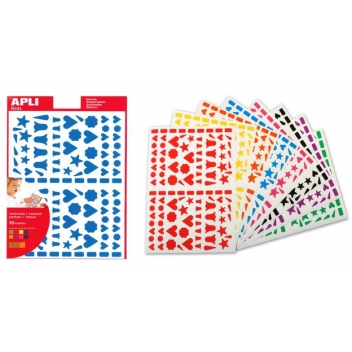 119231 - 3270241192315 - Apli Agipa - Gommettes coeur & clochettes x 1 120