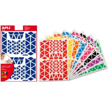 119232 - 3270241192322 - Apli Agipa - Gommettes Triangle x 1 200