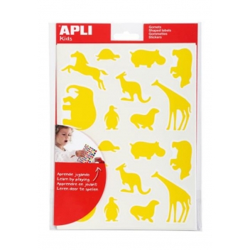 119304 - 3270241193046 - Apli Agipa - Gommettes permanentes Animaux sauvages x 180