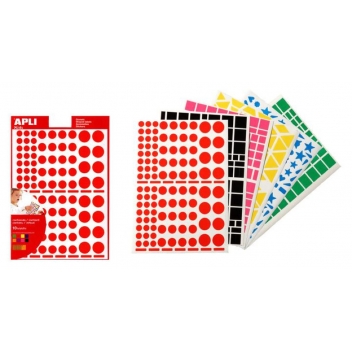 119240 - 3270241192407 - Apli Agipa - Gommettes permanentes Assortiment x 3 636