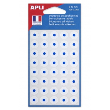 11336 - 3270240113366 - Apli Agipa - Oeillets adhésifs indéchirables Blanc Ø 13