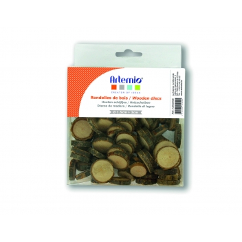 13030006 - 5414135150595 - Artémio - Bois Branche tranchée Ø 15 à 30 mm Epaisseur 4mm - 2