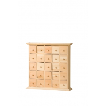 14001073 - 5414135034291 - Artémio - Calendrier de l'Avent Meuble 25 tiroirs