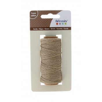 13030102 - 5414135157891 - Artémio - Ficelle Naturel 1mm x 60m