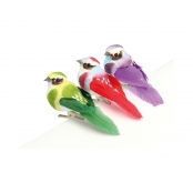 Oiseaux décoratifs Multicolore 3 pièces