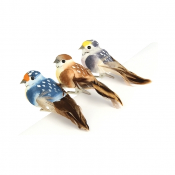 13001006 - 5414135082605 - Artémio - Oiseaux décoratifs Nature 3 pièces