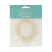 Bracelet en bois Lucy facetté 10mm