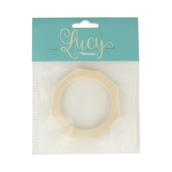 21005052 - 5414135191383 - Artémio - Bracelet en bois Lucy facetté 10mm