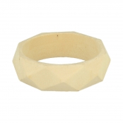 Bracelet en bois Lucy losange 25mm