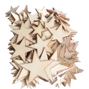 14002084 - 5414135043965 - Artémio - Étoile en bois 129 pièces