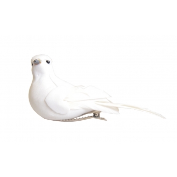 13001010 - 5414135083848 - Artémio - Oiseaux décoratifs blancs (sur pince) 2 pièces - 2
