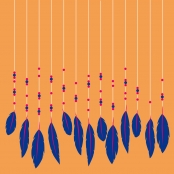 Papier Flower Power Plumes