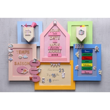 UBPLW001 - 5414135080441 - Artémio - Alphabet en bois autocollant prédécoupé