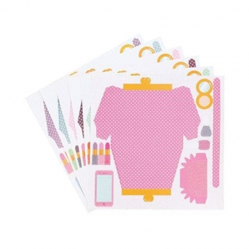 14030070 - 5414135162499 - Artémio - Kit pochette fête des Mères 6 pièces - 2