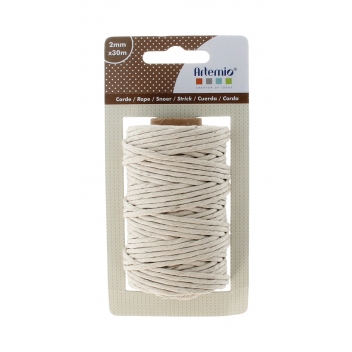 13030100 - 5414135157877 - Artémio - Corde Blanc 2mm x 30m