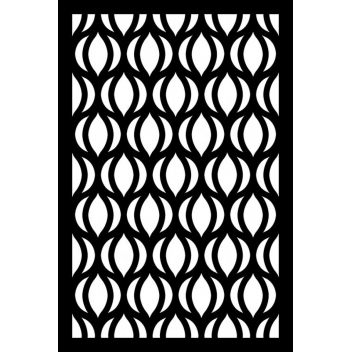 15020038 - 5414135024599 - Artémio - Pochoir 10x15 cm Géométrique café