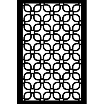 15020040 - 5414135024612 - Artémio - Pochoir 10x15 cm Géométrique fleurs