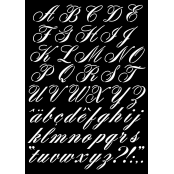Pochoir A3 Alphabet