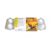 Oeuf en plastique 6cm 12 pièces