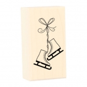 Tampon en bois Patins 55x32mm