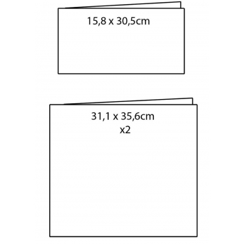 13003048 - 0718813701228 - Minc (Heidi Swapp) - Dossier de transfert Minc Grand format 3 pièces