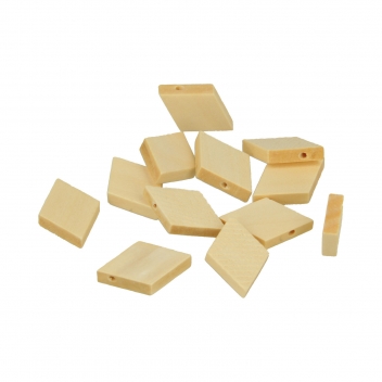 21005040 - 5414135191260 - Artémio - Perle bois Lucy losange 29x19,5mm 12 pièces