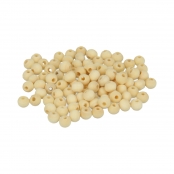 Perle bois Lucy rond 5,5mm 260 pièces