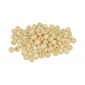 Perle bois Lucy rond 5,5mm 260 pièces