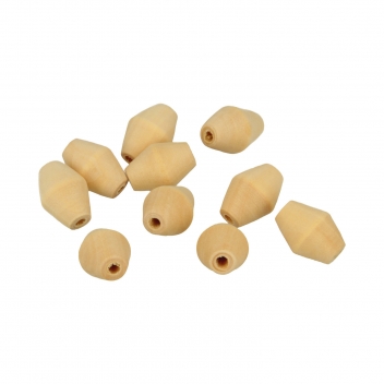 21005042 - 5414135191284 - Artémio - Perle bois Lucy toupie 20x14,6mm 10 pièces