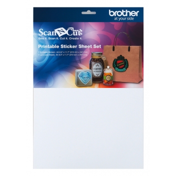 18200026 - 4977766743419 - Brother - Feuilles d'autocollants imprimables Scan N Cut - 2
