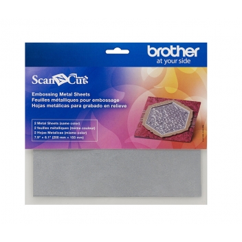 18200045 - 4977766766784 - Brother - Feuille métallique Argenté pour embossage Scan N Cut - 2