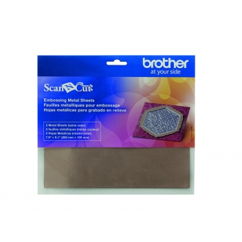 18200046 - 4977766766791 - Brother - Feuille métallique Cuivré pour embossage Scan N Cut - 2