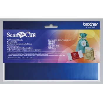 18200054 - 4977766769877 - Brother - Feuille métallisée Bleu Scan N Cut 4 pièces