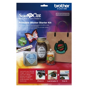 18200025 - 4977766743402 - Brother - Kit pour autocollant imprimable Scan N Cut - 2