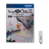 Collection de 50 motifs Scan N Cut USB Appliqué