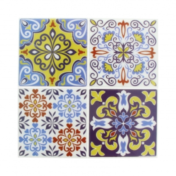 22002024 - 5414135024780 - Artémio - Sticker mosaique autocollant 12,5cm carreaux ciment 3